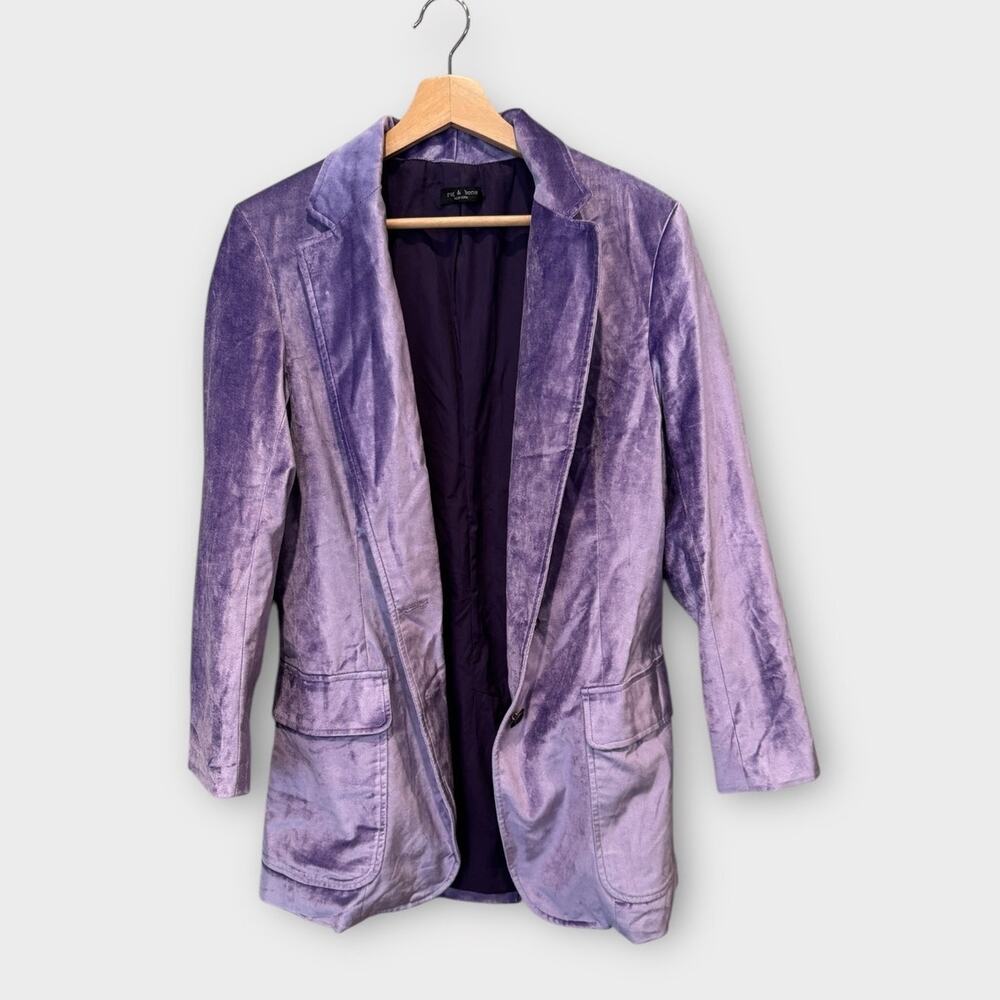 RAG & BONE Cody Cotton-blend Velvet Blazer - Picture 9 of 15